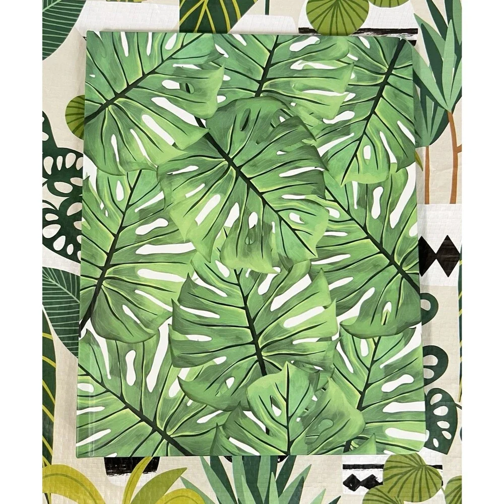 Monstera Leaf 12 Month Undated Weekly and Monthly Planner Green Hardcover
